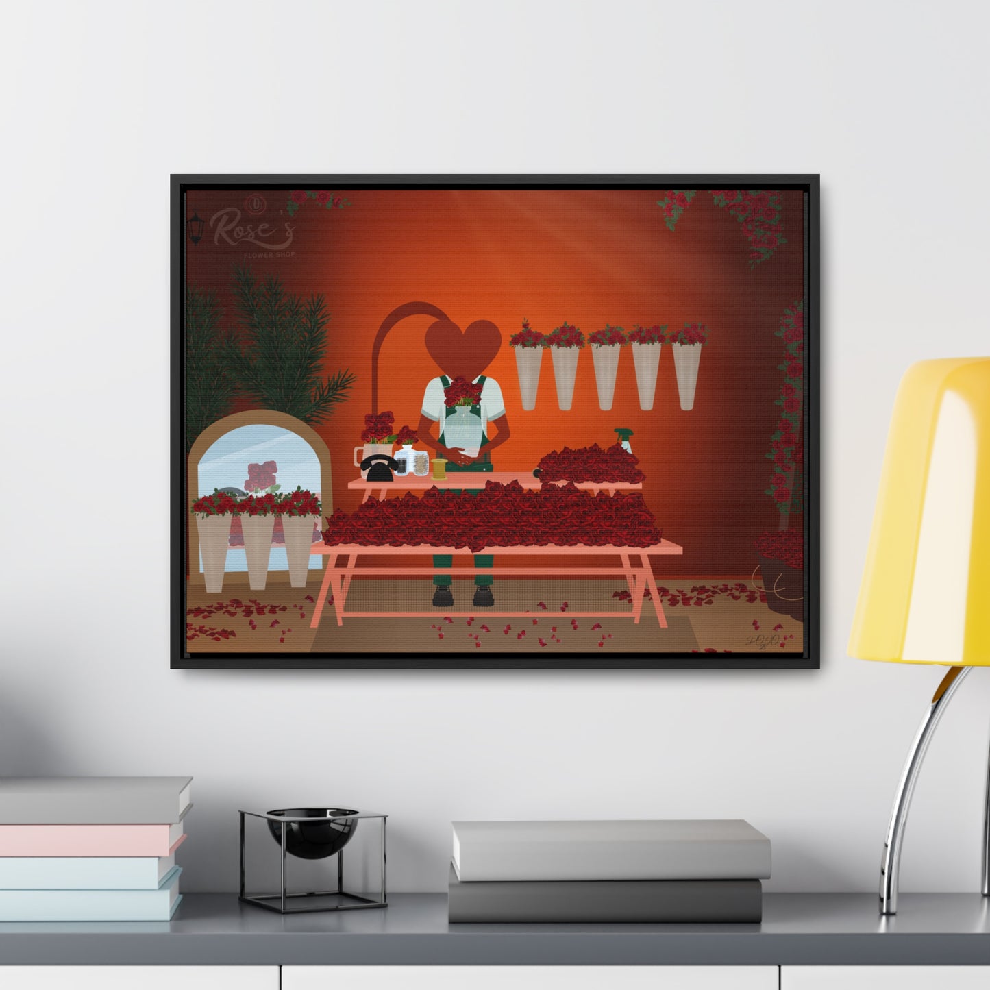 D Roses Gallery Canvas Wrap