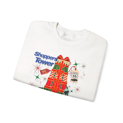 'Shoppers Tower' Crewneck Sweatshirt