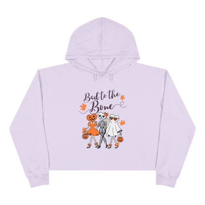 'Bad to the Bone' Cropped Hoodie