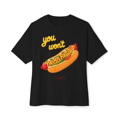 Love Chicago "Never Ketchup" Boxy Tee
