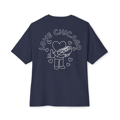 Love Chicago Hot Dog Tee
