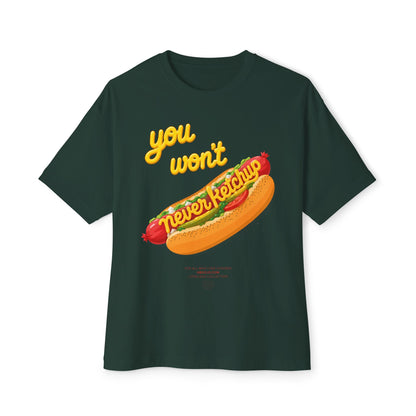 Love Chicago "Never Ketchup" Boxy Tee