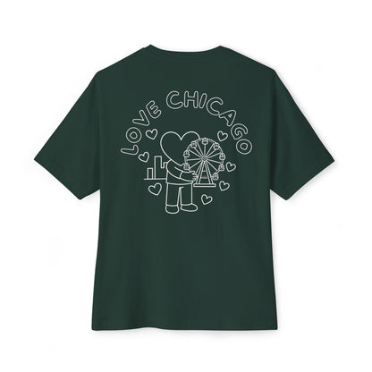 Love Chicago Ferris Wheel Tee