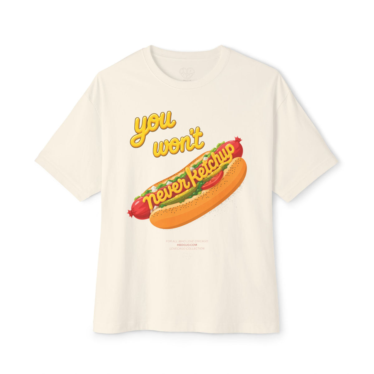 Love Chicago "Never Ketchup" Tee