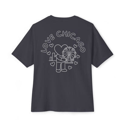 Love Chicago Ferris Wheel Tee