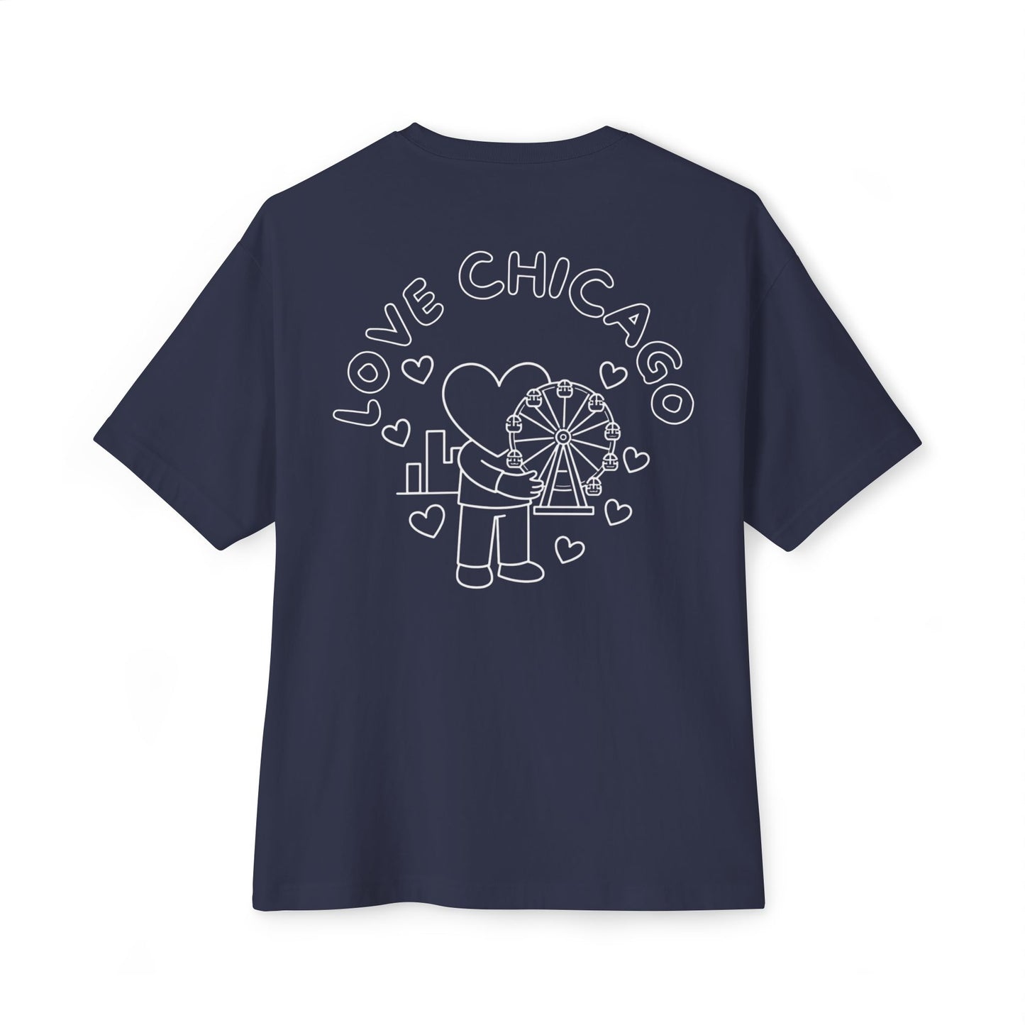 Love Chicago Ferris Wheel Tee