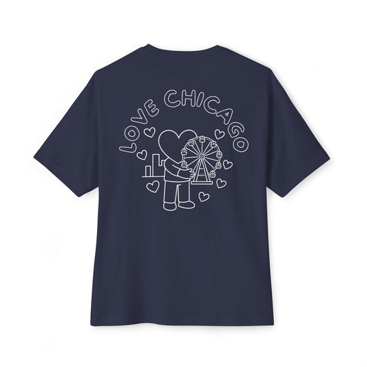 Love Chicago Ferris Wheel Tee