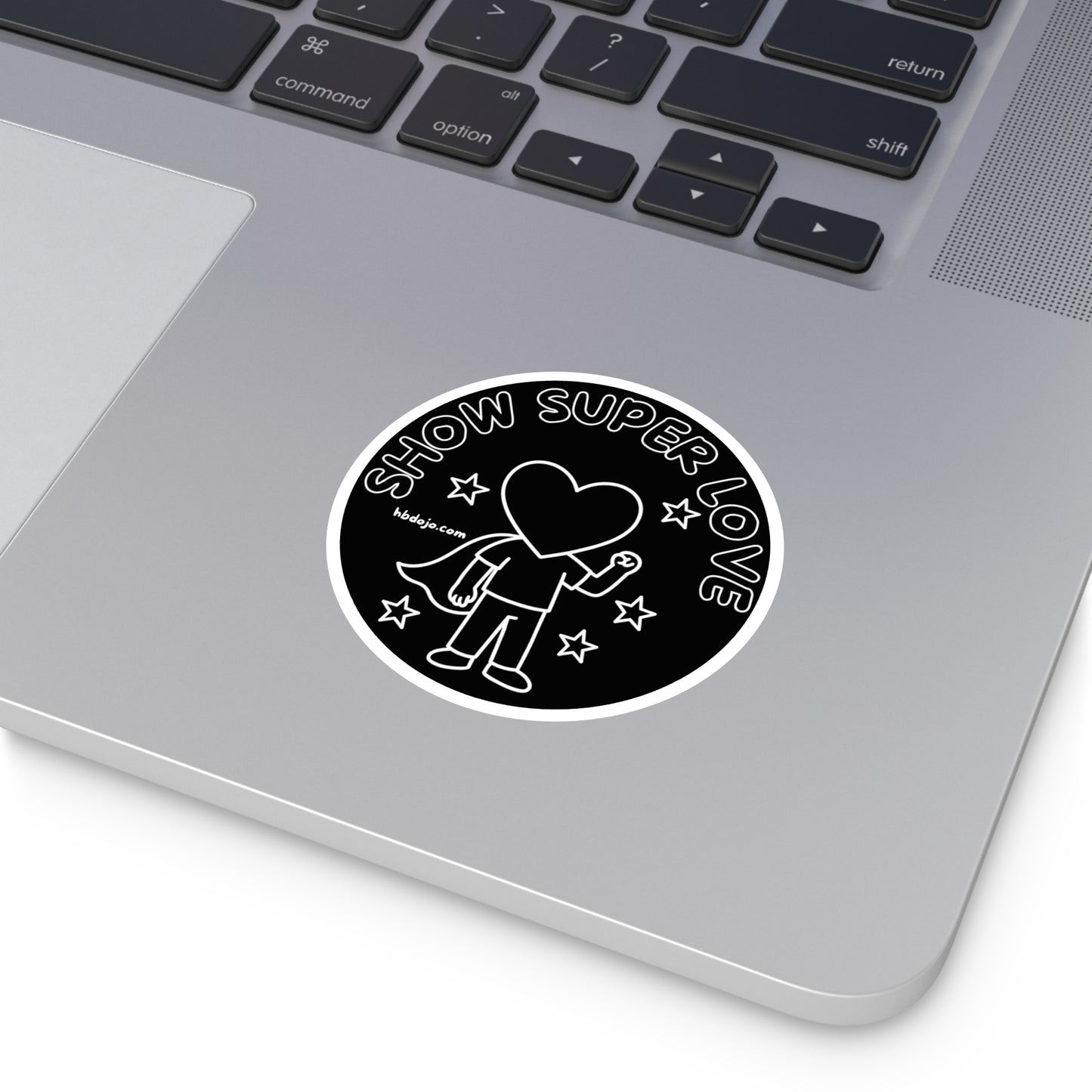 "Show Super Love" Round Vinyl Sticker