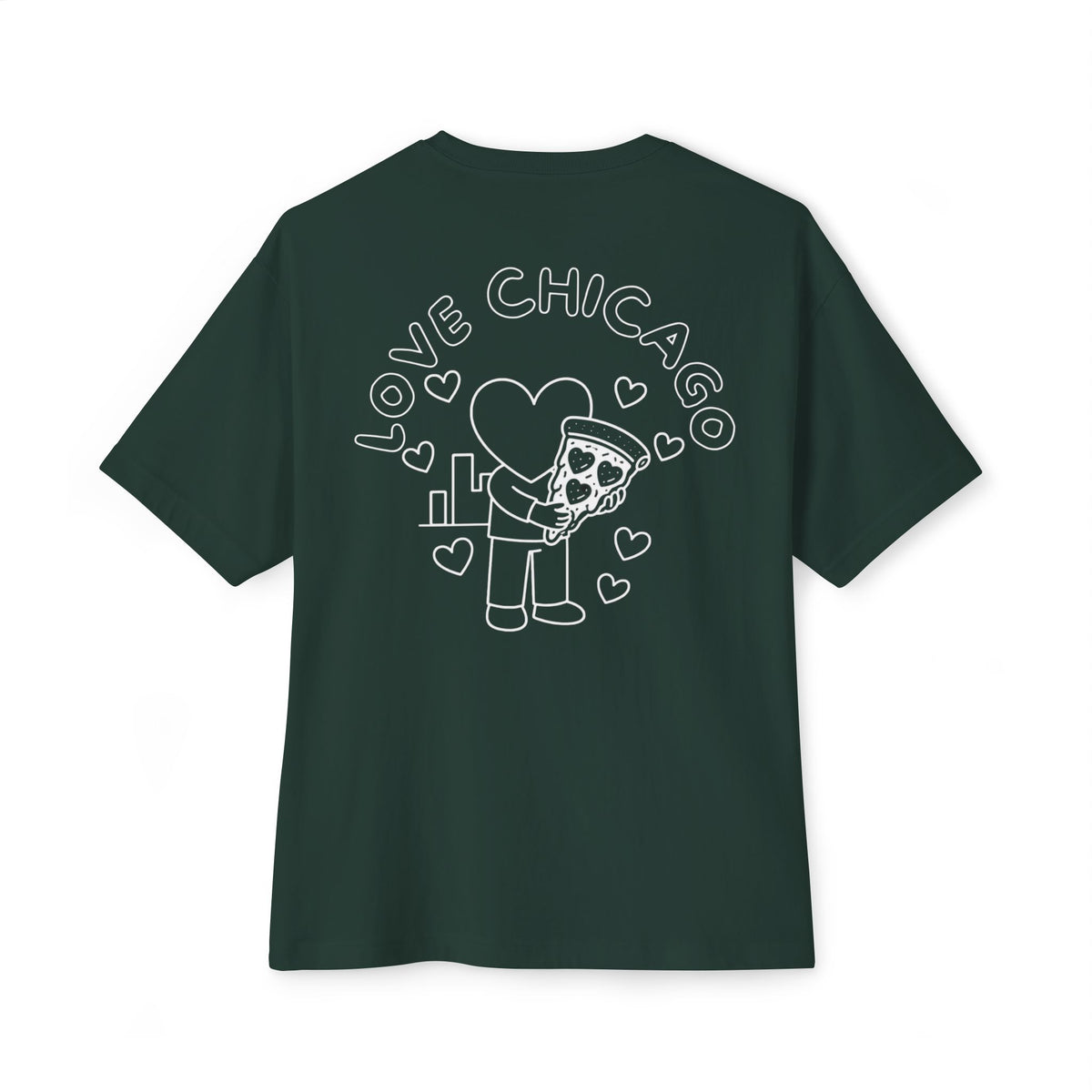 Love Chicago Pizza Tee