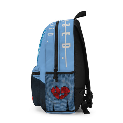 Heart Chicago Blue Backpack