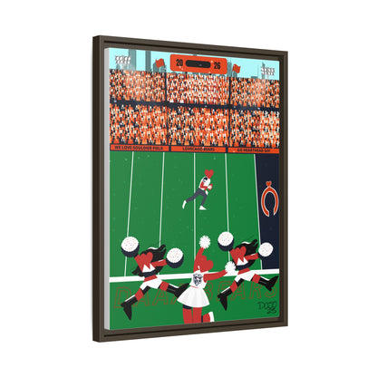 Framed "Lovecago Bears" Canvas — Sports Fan Wall Art