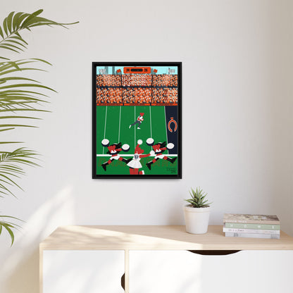 Framed "Lovecago Bears" Canvas — Sports Fan Wall Art