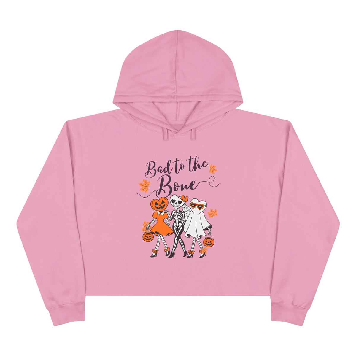 'Bad to the Bone' Cropped Hoodie