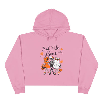 'Bad to the Bone' Cropped Hoodie