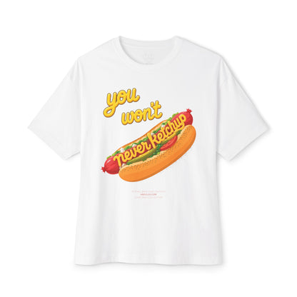 Love Chicago "Never Ketchup" Boxy Tee