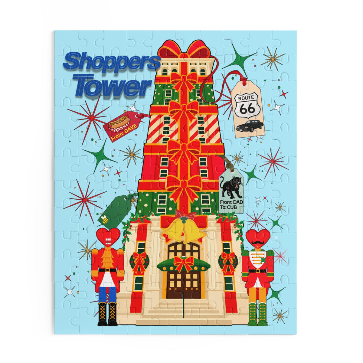 'Shoppers Tower' Holiday Puzzle