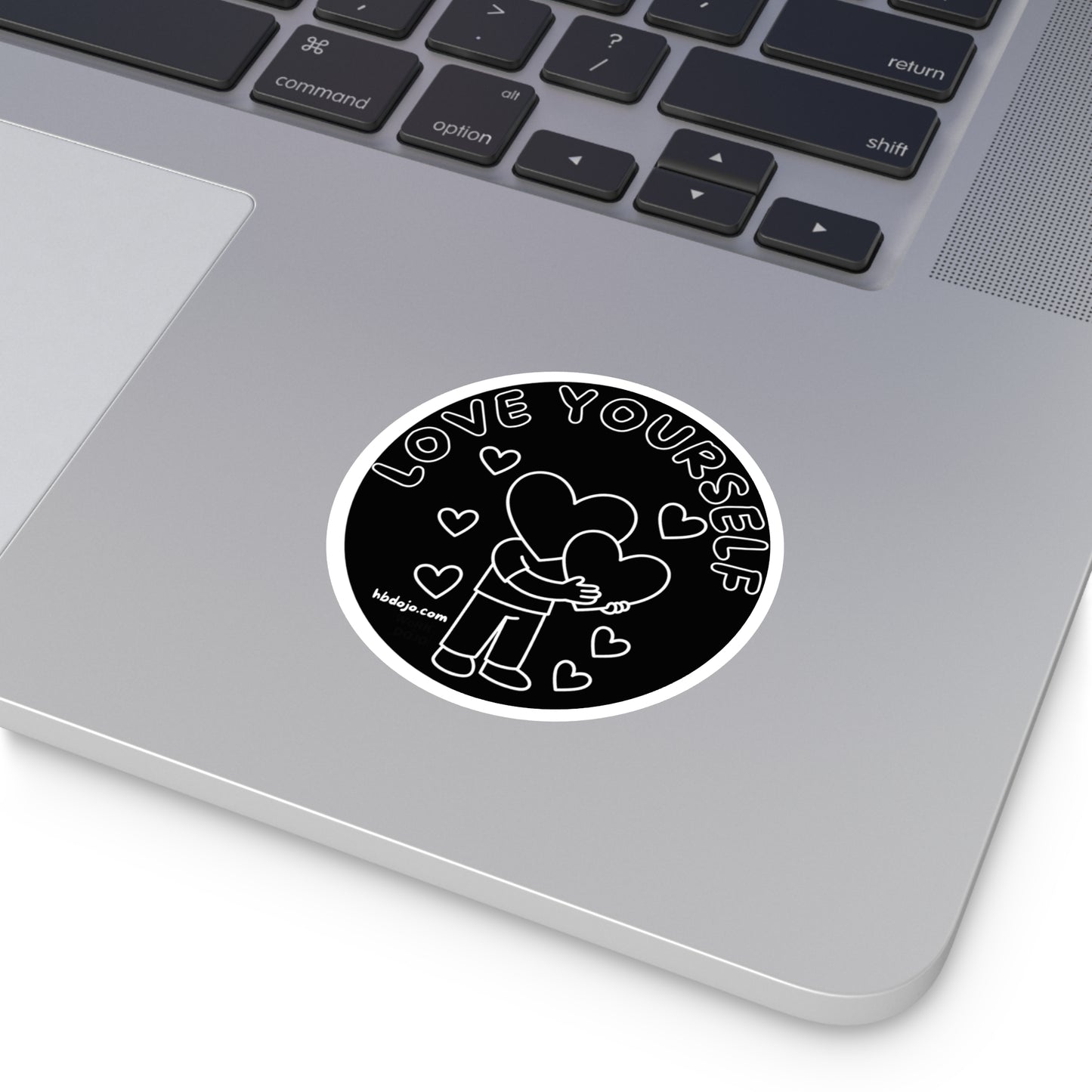 "Love Yourself" Round Vinyl Sticker