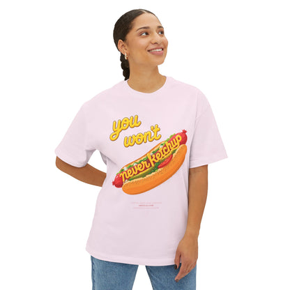 Love Chicago "Never Ketchup" Boxy Tee
