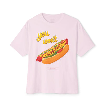 Love Chicago "Never Ketchup" Boxy Tee
