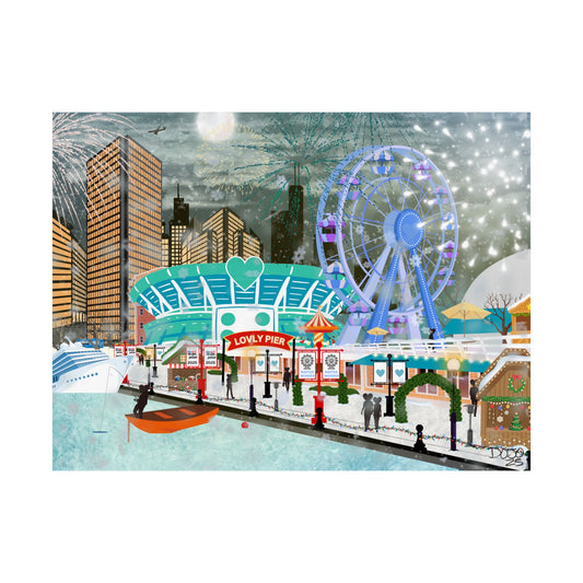 Lovely Pier - Wall Art for Home Decor