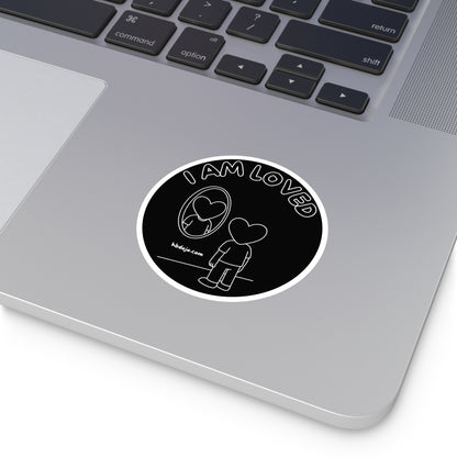 "I Am Loved" Round Vinyl Sticker