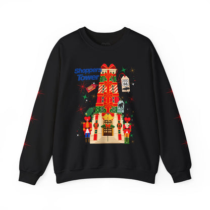 'Shoppers Tower' Crewneck Sweatshirt